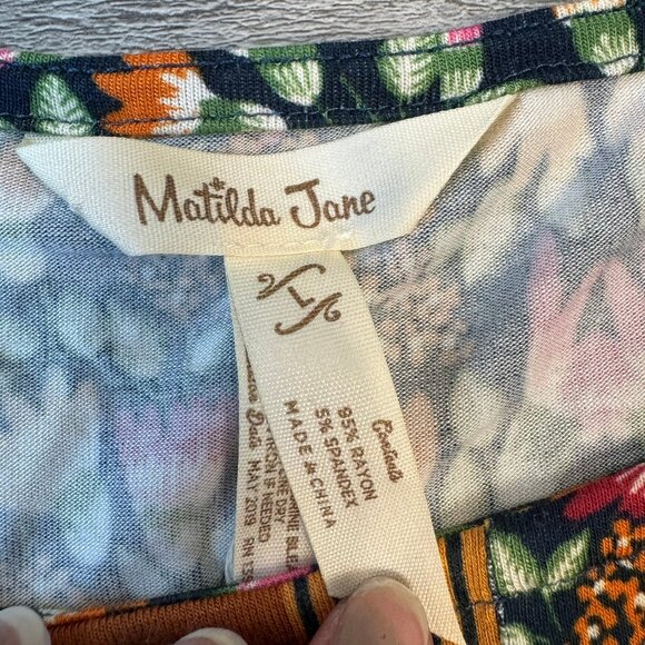 Matilda Jane NWT multicolor knit top size large D20 - Picture 2 of 6